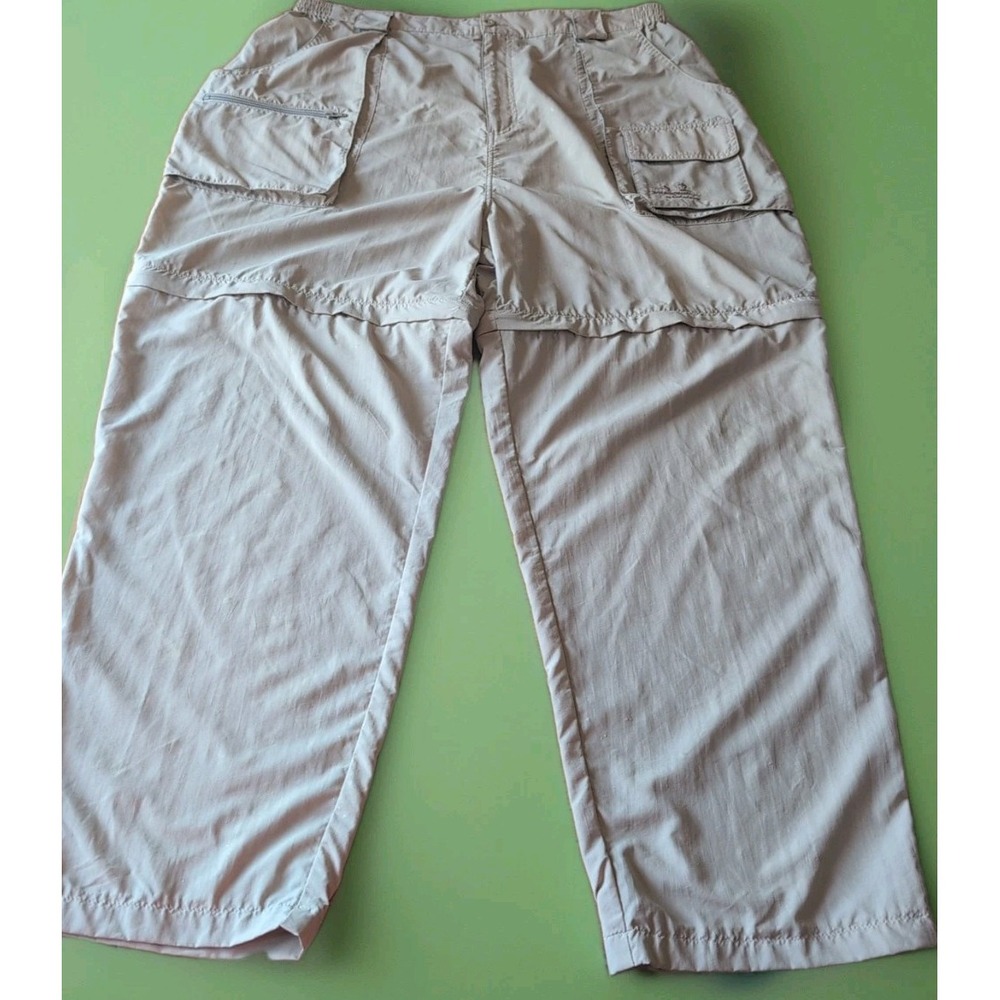 Guide Wear by‎ Cabela's Convertible Pants Men 2XL Beige Durepel Lightweight NWT